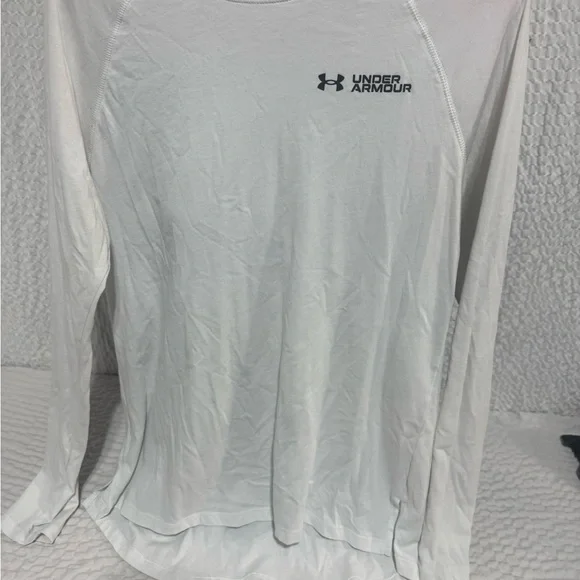 Under Armour Women's White Long Sleeve Tee - Picture 1 of 4